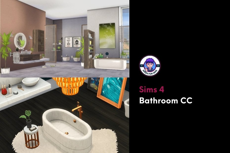 Sims 4 Bathroom CC