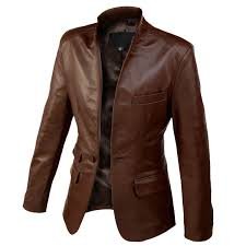 Blazer Men Leather Jacket