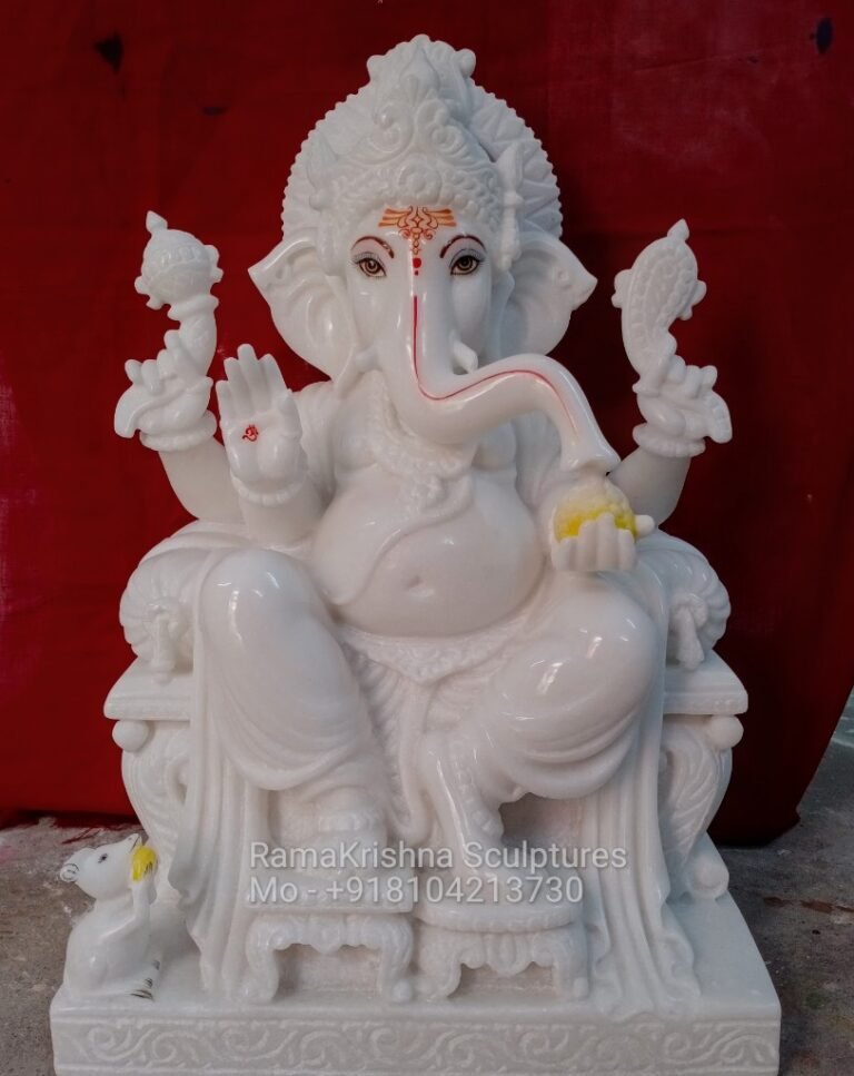 Bringing the Heavenly Home: Marble Ganesh Statues by The Murti Wala